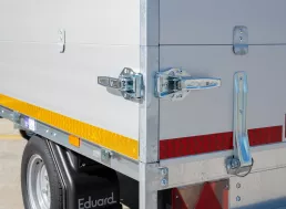Poteau galvanisé à chaud sur essieu simple non freiné