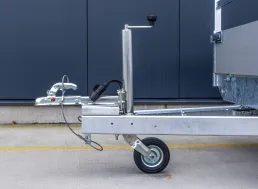 Roue jockey escamotable (Ø 60 mm)